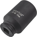 Power impact wrench socket 1/2" socket long 8 - 41 mm 6-edge CR-MO