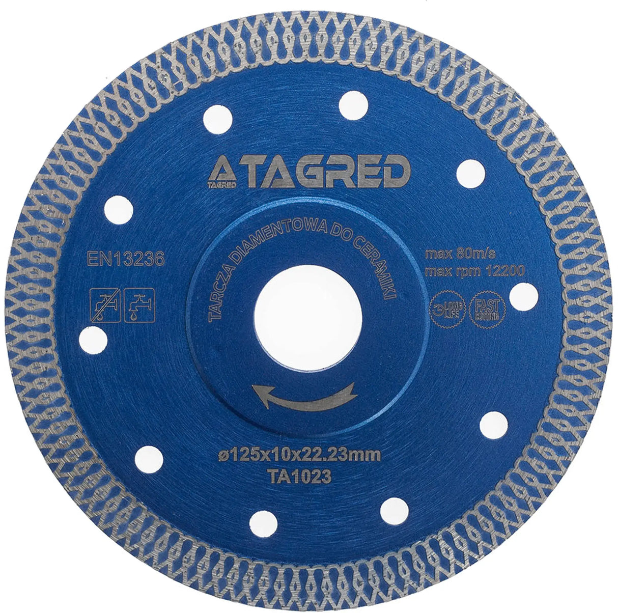 PRO Diamond Cutting Disc 125 Tiles Porcelain Stoneware Ceramic Diamond Disc Long Life