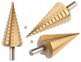 Step drill 4-39 mm cone drill 4-piece set HSS cone drill countersink TITAN