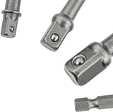 Steckschlüssel Adapter Stecknuss 1/2" 3/8" 1/4 Bitaufnahme Set 8Tlg Nussadapter